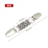 Clipe para Xale Europeu e Americano Retrô Clipe para Suéter Feminino Fivela para Lenço de Seda Cravejada com Diamantes Broche Anti-Exposição Clipe para Gola de Lenço Acessórios de Liga