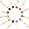 Colar St.delan Europeu e Americano Dezembro Feminino Moda Ins Colar da Moda Pingente Pedra Bruta de Diamante Lote