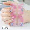 ZJ Film de Pegatina Completa para Uñas de Gel Impermeable Sin Limado Pegatina Pegatina Colorida Película de Pegatina de Uñas de Primavera y Verano Papel de Pegatina de Uñas Papel de Pegatina