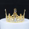 Ventas Directas de Fábrica Transfronterizas Corona Tiara Decoración de Pastel de Cumpleaños Adornos de Ramo Tiara Nupcial Vestido de Cumpleaños de Reina