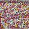 Cuentas cilíndricas pequeñas de color de 6 mm diy cuentas de barril acrílicas cuentas sueltas pulsera collar accesorios para el cabello accesorios para niños