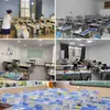 Escritorios y Sillas Engrosados para Estudiantes de Primaria y Secundaria, Instituciones de Capacitación, Mesas de Estudio, Academias de Repaso, Clases de Tutoría, Mesas y Sillas, Juegos de Escritorio