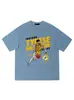Camiseta de Manga Corta de Algodón Puro de Fibra Larga East Crown Haliburton Top Holgado Camiseta de Baloncesto de Verano Jersey de los Pacers