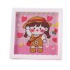 Pintura de Diamantes de Dibujos Animados Transfronteriza DIY Hecha a Mano Enmarcada Diamante Completo Princesa Anime Pintura de Diamantes Juguetes Educativos Venta al por Mayor