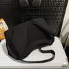 Grande capacidade de nylon mensageiro saco de ombro saco de classe estudante Coreia do Sul novo all-match big bag saco de moda simples