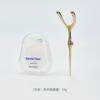 Set Portátil de Cubo con Palillos y Hilo Dental de Acero Inoxidable 304, Set Portátil de Siete Piezas para Eliminar Manchas Dentales, Set de Cuidado Bucal, Palillo