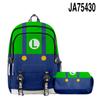 Novo produto 2023 Cross-Border Mario + Mario Brothers Series Mochila escolar para estudantes Mochila bolsa mensageiro Estojo para lápis Peças Er