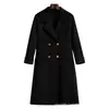 Blazer Casual de Corte Holgado con Cuello Abrigo 100% Lana para Mujer 2026 Otoño/Invierno de Gama Alta Elegante Versátil Abrigo de Lana