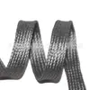 Yushun textil hecho a medida 25MM 316L carcasa metálica de acero inoxidable alta temperatura no puede quemar la cuerda de fuego