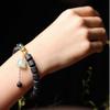 Pulsera DIY Auténtica de Grado Descendiente Qinan de Hainan Adornos Auténticos de Madera para Pulsera de Hombres y Mujeres Material Viejo Aceite Negro