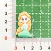 Tarjeta de dibujos animados princesa sirena diy accesorios de resina hecho a mano funda para teléfono móvil horquilla copa de agua hebilla de zapato joyería al por mayor