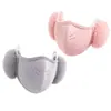 Mascarilla cálida para estudiantes, hecha de lana australiana, suave y amigable con la piel, con protección para orejas y cara, suave como una nube, de doble propósito, adecuada para uso en exteriores y la escuela, mascarilla para niños