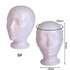 Cabeça cabeça homem mulher espuma cabeça espuma espuma espuma display falso espuma cabeça molde modelo peruca cabeça