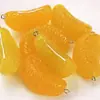 Colgante Llavero 3D Fruta Realista Grande Shangding con Durian, Mangostán, Pitahaya y Mango para Manualidades DIY