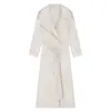 Em estoqueTrench Coat ChaebolTrench coat feminino de comprimento médio para primavera e outono, casaco de alta qualidade estilo coreano com design que afina a cintura