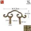 Nuevo Gancho Chino de Latón Xiangyun Retro Gancho de Cobre Puro Placa Accesorios para Marco de Fotos Soporte para Marco de Espejo Gancho Antiguo