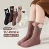 Nuevos estilos de otoño e invierno de calcetines para niños: Calcetines de algodón peinado grado A hasta la pantorrilla, con lindos diseños de caricaturas, disponibles para niñas, bebés y niños, al por mayor