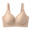 Ropa interior sin costuras talla europea personalizada exclusiva de Amazon transfronterizo para tallas grandes, sujetadores push-up cómodos sin aros, venta al por mayor de comercio exterior
