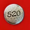 Moneda de Oro Puro 999 Estilo Shuibei Oro de Princesa para la Buena Fortuna, Placa de Oro para el Éxito, Regalo de Cumpleaños y Día de San Valentín Venta al por Mayor