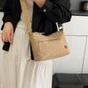 2025 Nuevo Estilo Bolso de Hombro Simple de Tela de Nylon para Mujer Bolso Cruzado Versátil Bolso de Hombro de Múltiples Capas Bolso Cruzado de Moda