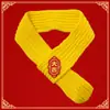 Bufanda de Año Nuevo para Gatos y Perros Transfronteriza, Bufanda Tejida Roja para el Festival de Primavera, Estilo Chino con Buen Significado Auspicioso, Hecha a Medida para Perros Grandes