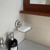 Estante para Jabón de Acero Inoxidable sin Agujeros para el Hogar Montado en la Pared Estante de Almacenamiento con Drenaje Encimera de Baño Caja para Jabón Venta al por Mayor