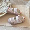 Sandalias para Niñas 2026 Verano Zapatos de Lona para Niños Zapatos Individuales Florales para Bebé Zapatos para Niñas Antipatadas Suela Suave Zapatos de Princesa