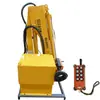 Grúa pequeña hidráulica montada en vehículo vehículo de rescate montado en vehículo está equipado con Grúa hidráulica mini de brazo plegable de 1.8 toneladas