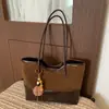 Cross2026 Otoño Nuevo Estilo Personalizado Popular Retro Moda Textura Bolso Tote Viaje Diario Nicho Bolso de Hombro