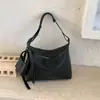 Bolso de Hombro Cruzado para Mujer con Estampado de Lichi Retro Coreano, Bolso de Mano Versátil y Elegante para el Trabajo