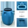 Sidun 50L Barril Quadrado de Plástico Azul Escuro Barril Químico 50L Alça Barril de Plástico 50L Barril para Embalagem de Líquidos de Resíduos Industriais