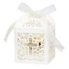 Amazon caixa de doces oca gelo branco perolado caixa de doces cruz de casamento caixa de chocolate spot atacado