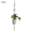 Amazon Jardinagem Vaso de Flores Net Bolsa Tecido à Mão diy Corda de Algodão Vaso de Flores Pendurado Corda Pendurada Cesta Interior e Exterior Vaso de Flores Cesta Pendurada