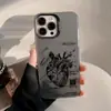 Funda con Corazón de Graffiti para iPhone 17 Pro Max, Apple 15/14, Niche 16 Pro, Agujero Grande, Anticaídas