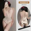 Vestido Vermelho Desejo Tentação Sexual Sexy Puro Desejo Renda Macacão Completo Transparente Abertura na Virilha Roupa Íntima Quente Pijama para Mulheres 2627