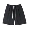 Pantalones Cortos Americanos Transfronterizos, Shorts Deportivos Lavados y Desgastados, Pantalones de Cinco Cuartos Amplios Casuales Sueltos y Deshilachados Estilo Europeo y Americano, Shorts de Pierna Ancha