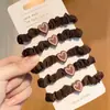 Goma para el pelo con forma de corazón, Scrunchie de alta elasticidad, Diseño elegante y sencillo, Diadema de moda para mujer