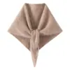 Bufanda Nueva 100% Cachemir Puro Suave y Esponjosa Triángulo Temporada de Otoño e Invierno Cálida y Protección contra el Frío Unisex Estilo Simple Suave Versátil