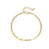 Suministro AMZ joyería de alta calidad impermeable duradera que no se desvanece cadena de metal de acero inoxidable delicado collar pulsera traje