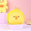 Desenho Animado Cor Gelatina Fofo Animal Porta-Moedas Presente Casal Zíper Pequena Bolsa Sapo Coelho Bolsa para Moedas Processamento