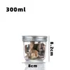 Frasco de Vidrio Mason Jar Botella para Mermelada Botella para Caviar Sellado con Tapa de Aluminio Superficie Lisa Grado Alimenticio Sub-frasco para Porcionar Frasco de Almacenamiento En Stock