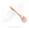 Brocha de maquillaje suelta de cintura pequeña y caliente, juego de brochas de maquillaje con mango de oro rosa, brocha de miel de cabeza grande, herramientas de belleza