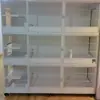 Gaiola para Gatos Gaiola de Criação Três Andares Pet Shop Gaiola para Gatos de Madeira Maciça Espaço Livre Casa Interior Armário para Gatos de Dois Andares Gatil