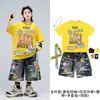 Roupas da moda infantil para dança de rua estilo hip-hop roupas hip-hop legais e estilosas para meninos e meninas para apresentações de rua infantil
