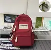 Mochila Versátil Casual Transfronteriza para Estudiantes Universitarios, de Secundaria y Preparatoria, Gran Capacidad, Mochila Sencilla, Mochila para Computadora, Moderna para Hombres y Mujeres