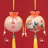 Nuevo Saquito para el Festival del Bote del Dragón, Bolsita de Fragancia Vacía, Accesorio Hanfu, Adorno Colgante para Coche, Bolsita Vacía de Artemisa Repelente de Mosquitos