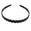 Llegada Nueva Coreana Color Mate Negro Mate Diadema para el Cabello Accesorios Elegantes para el Cabello Facial de Mujer Diadema de Plástico con Dientes para Flequillo