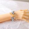 Flor de Muñeca Coreana para Novia, Hermoso y Súper Hada Flor de Orquídea Pulsera de Flor para Mano, Regalo de Boda, Grupo de Damas de Honor Hermanas