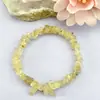 Pulseira Elástica de Pedras Naturais Ágata Cristal Irregular Transfronteiriça Joia de Mão Europeia e Americana Pulseira de Pedras Coloridas Atacado