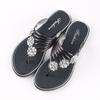 Pantuflas de Mujer 2024 Sandalias de Verano Nuevas Zapatos Planos Plateados de Mujer Pantuflas Ligeras Ropa Exterior de Mujer Chanclas Casuales